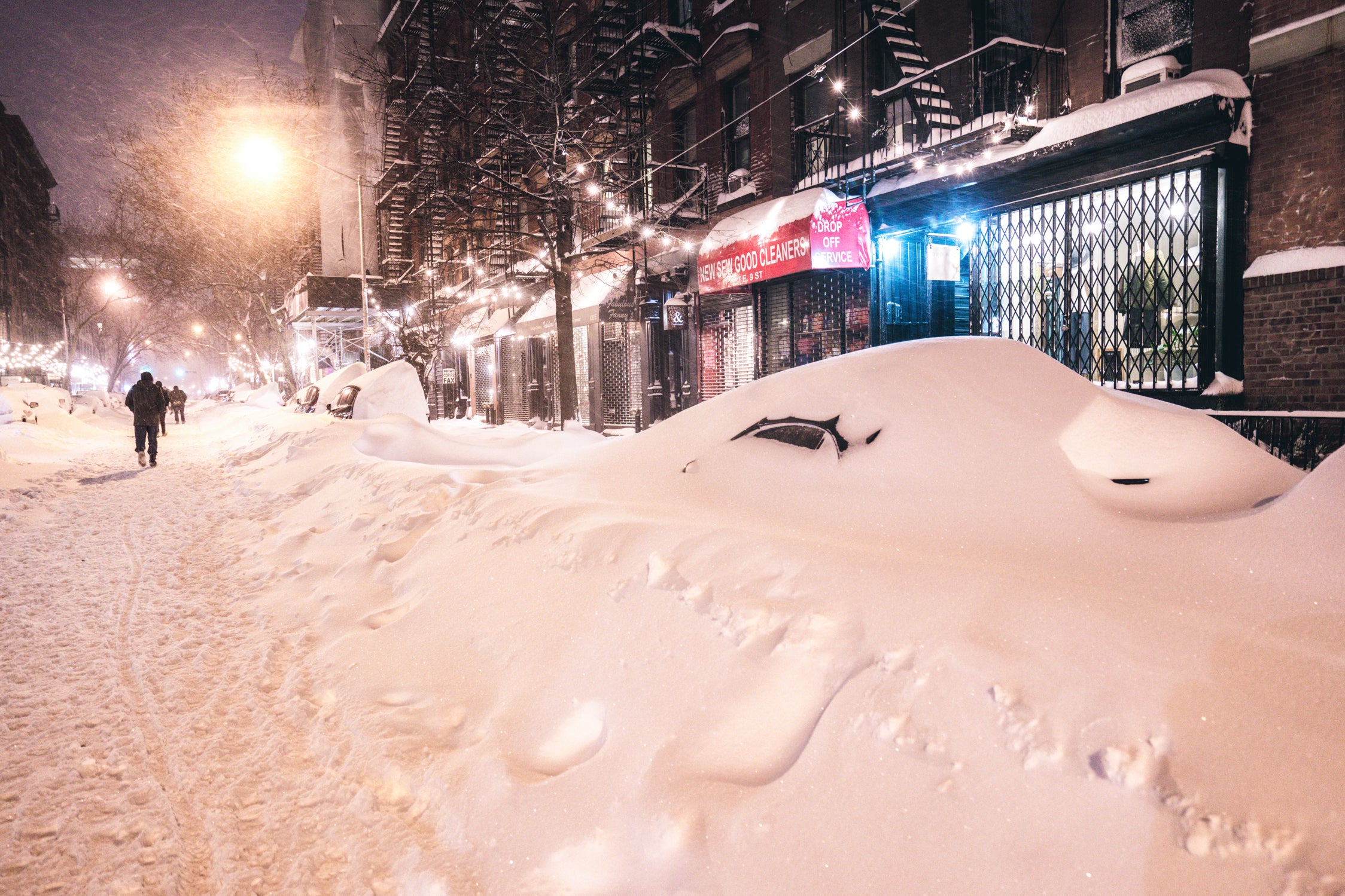 New York City - Winter Snow Scene - East Village Photograph by Vivienne  Gucwa - Pixels Merch