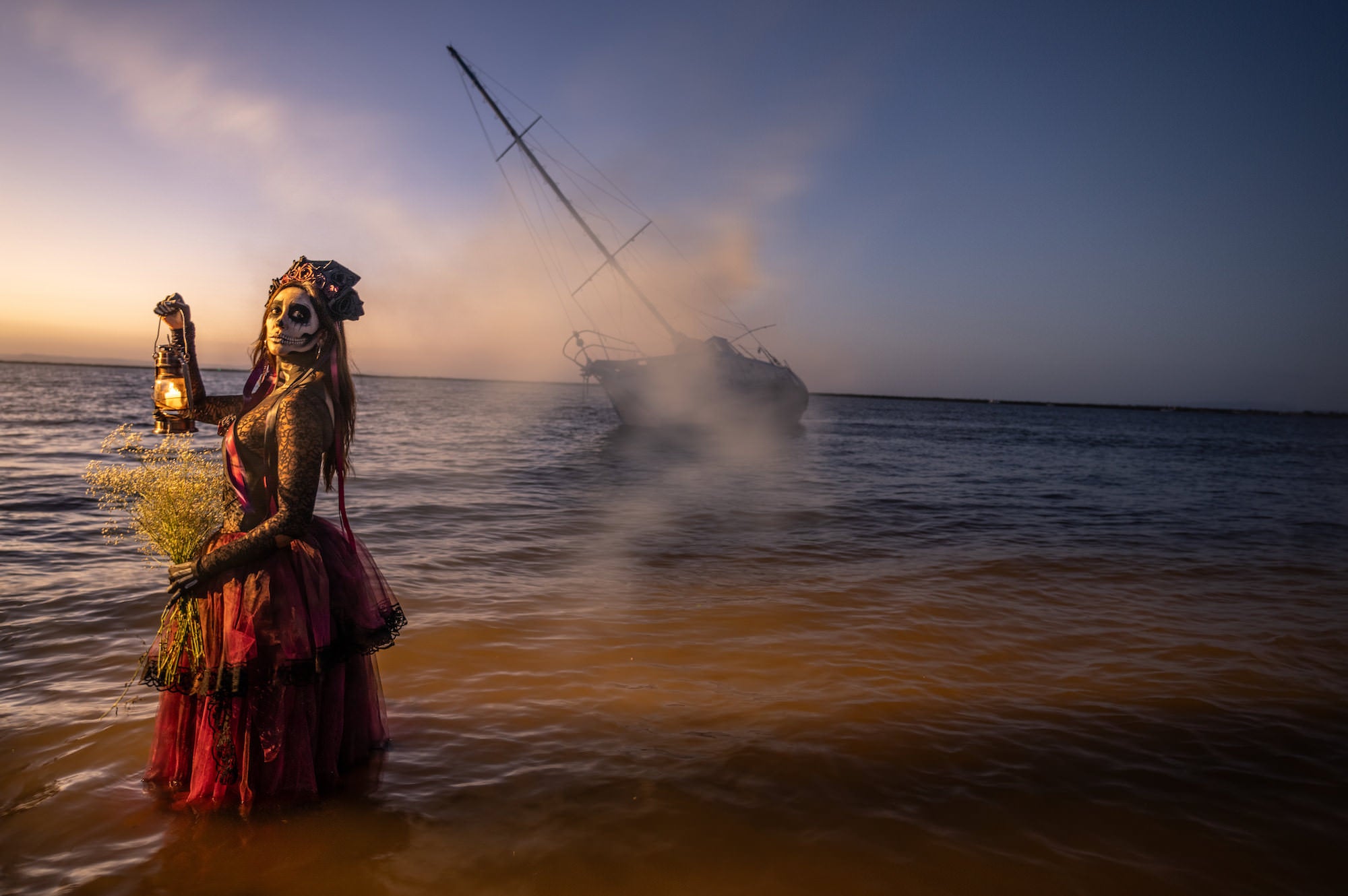 Sony Artisan Cristina Mittermeier photographs during Day of the Dead