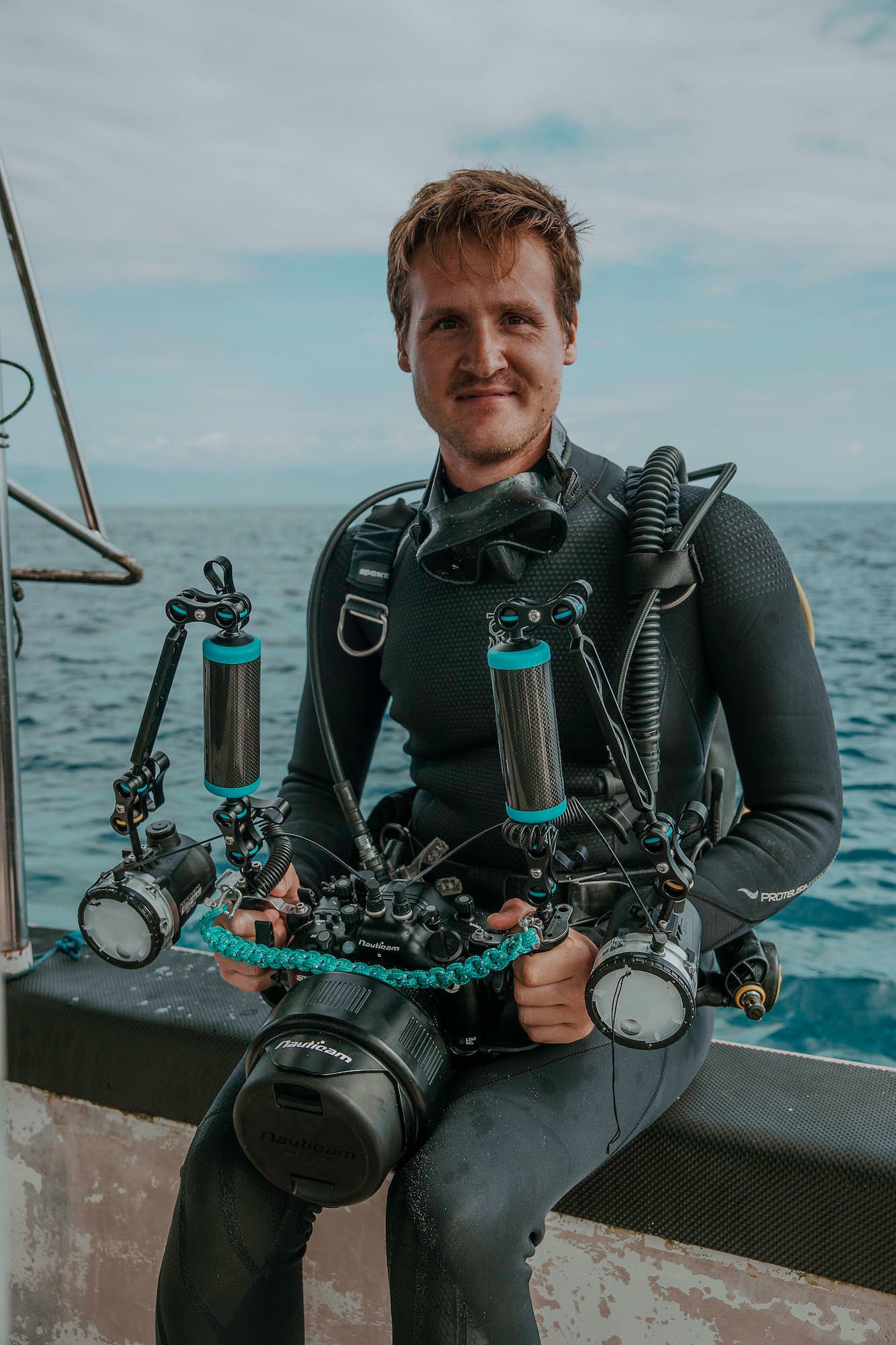 Underwater photographer Ollie Clarke