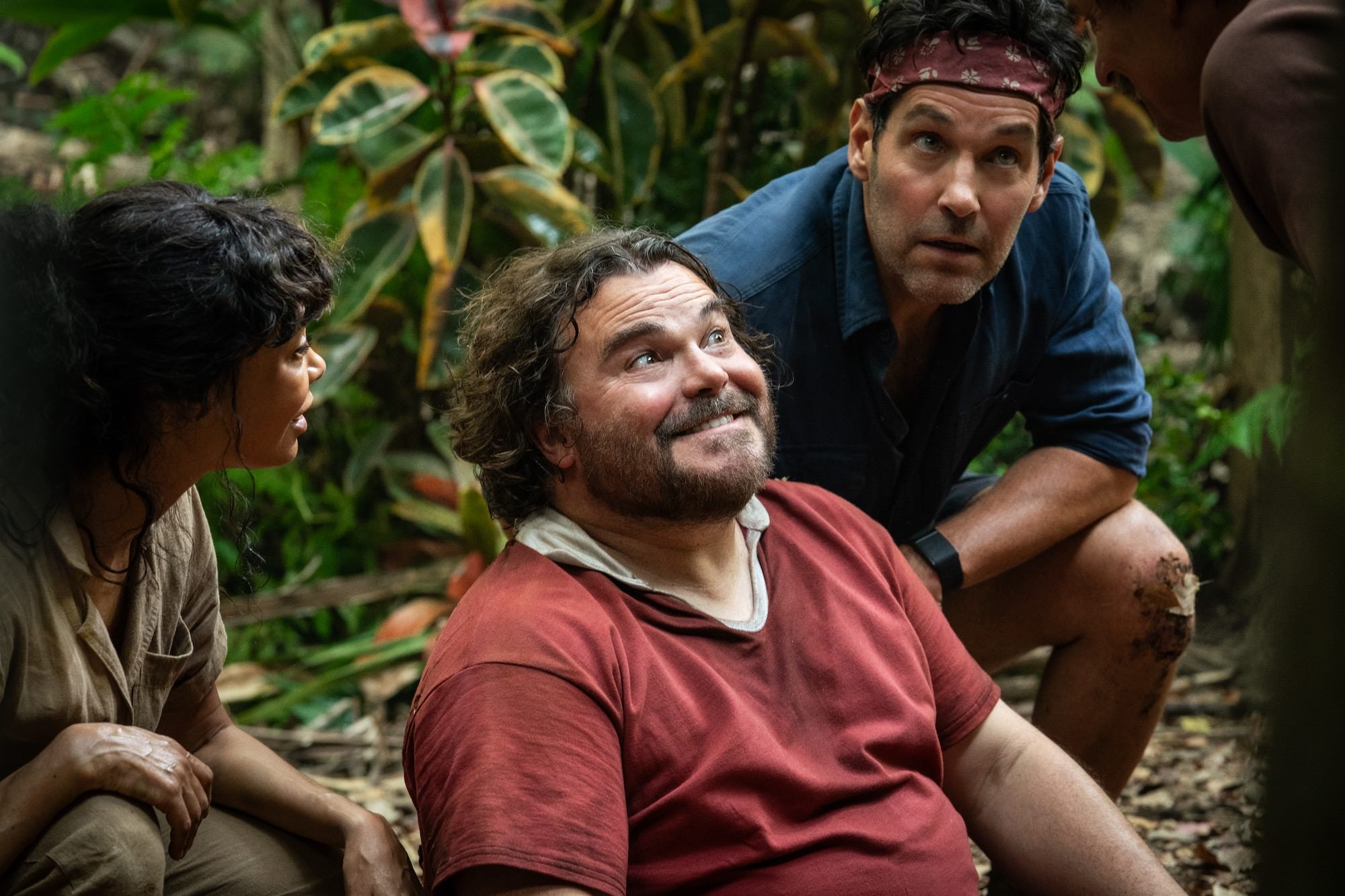 Photo of Jack Black and Paul Rudd from the film Anaconda. Photo of Jack Black and Paul Rudd from the film Anaconda.