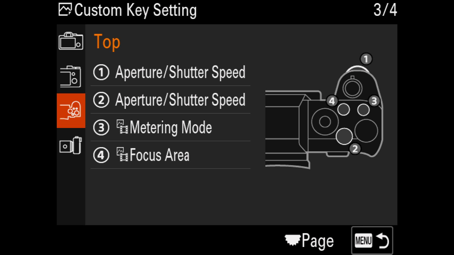 Alpha 1 Custom Key Setting Top