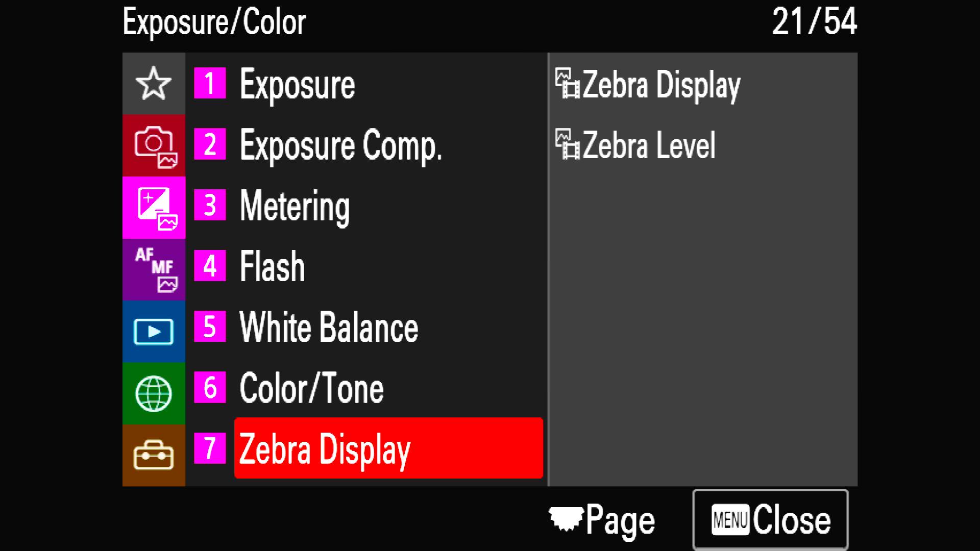 Alpha 1 Zebra Display