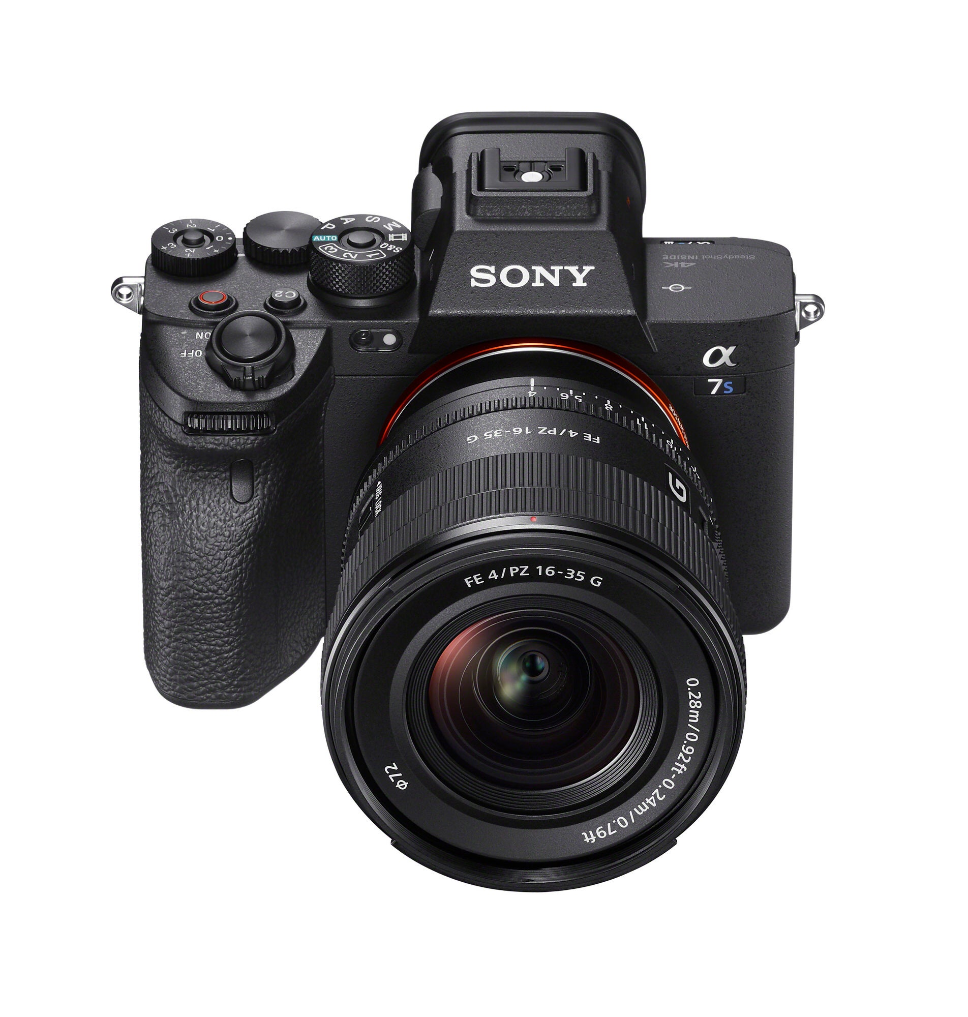 Sony FE PZ 16-35mm F4 G lens mounted on Sony Alpha 7S III