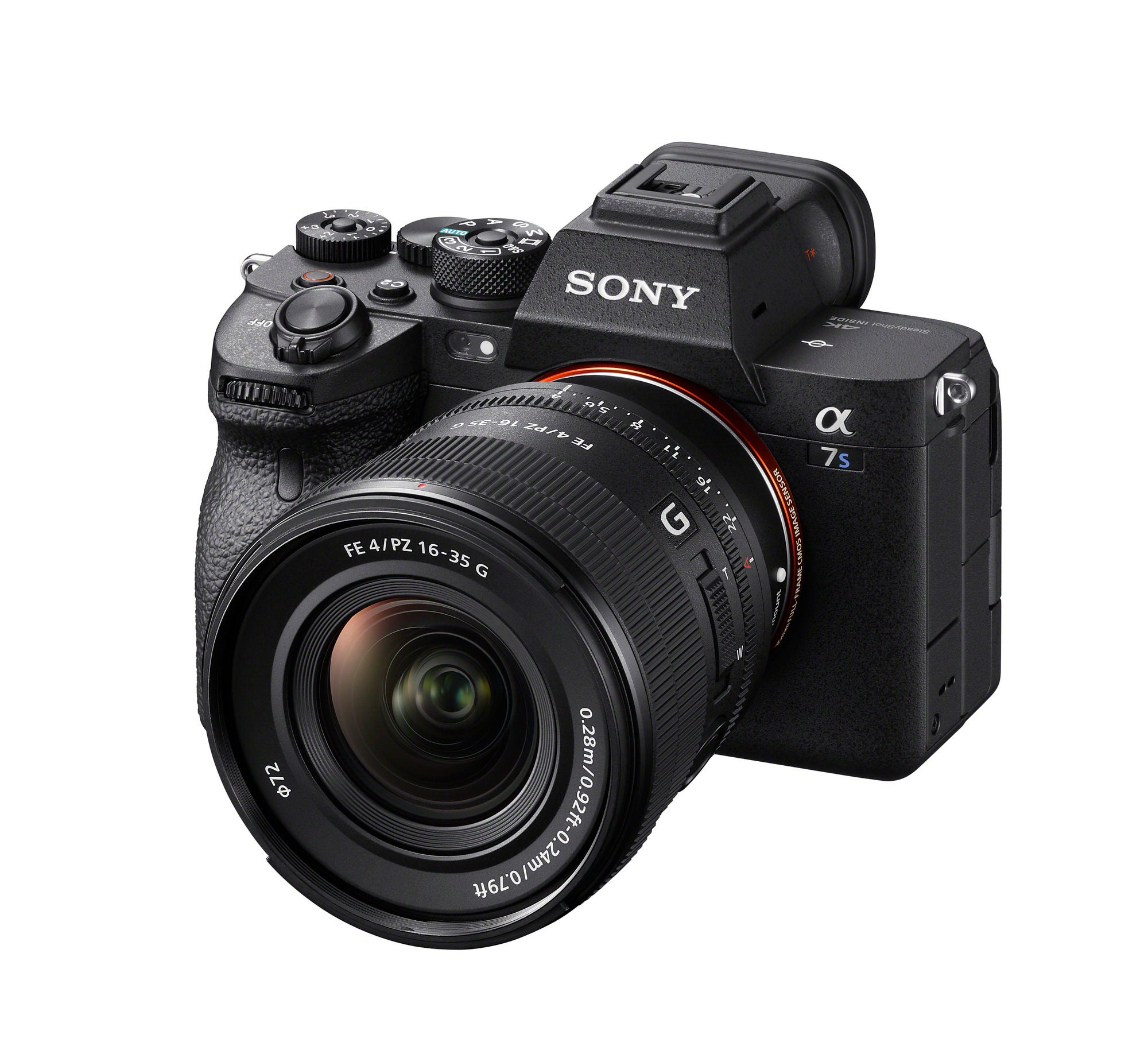 Sony FE PZ 16-35mm F4 G lens mounted on Sony Alpha 7S III