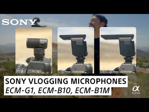 Sony vlogging microphones