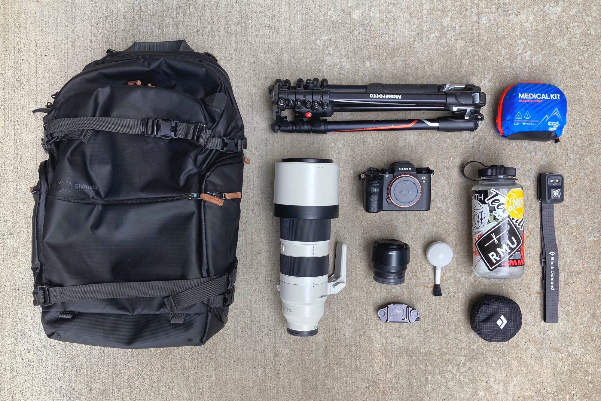 Nathan Dee's photography kit for nature, wildlife and outdoor adventure
