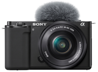 Interchangeable-lens vlog camera