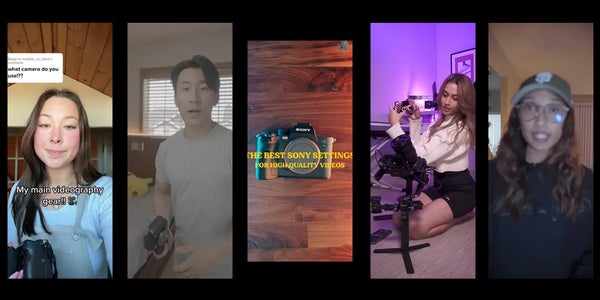 Sony video shooters on TikTok