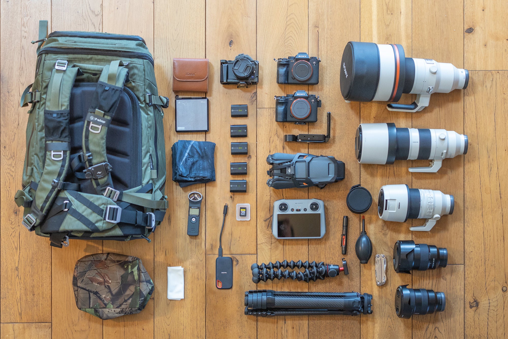 Andrew Macdonald's kit for travel and wildlife photography