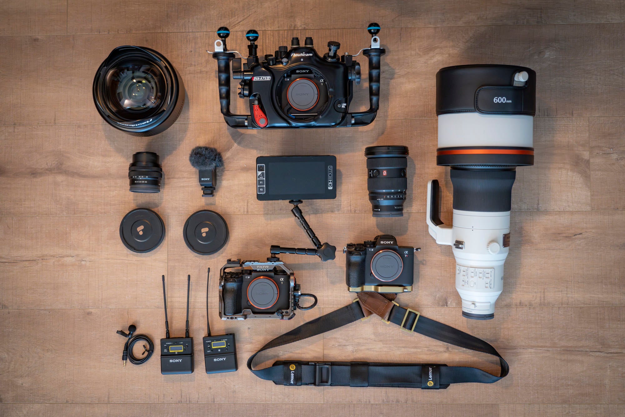 Conservation storyteller Andy Mann's run-and-gun kit for photo and video