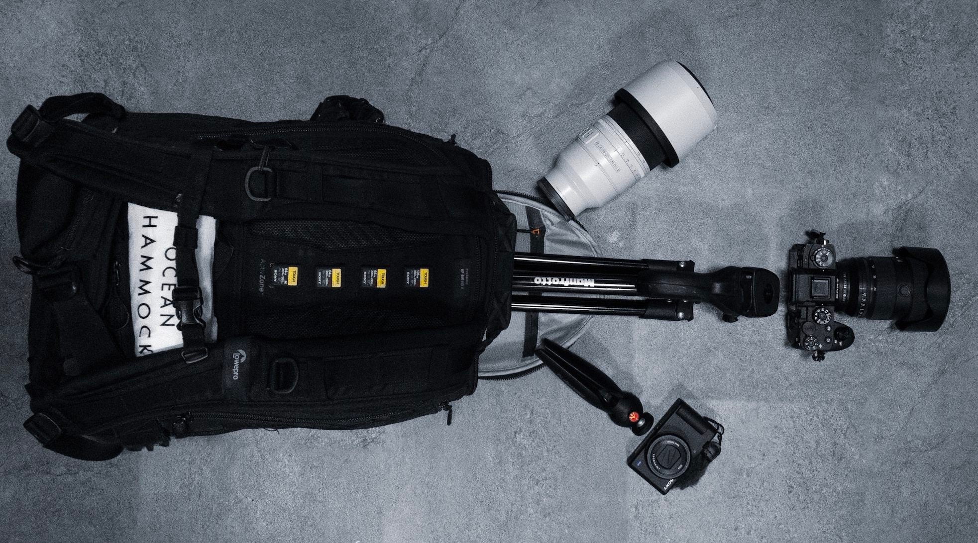 Anthony Castro's kit for travel photo and video