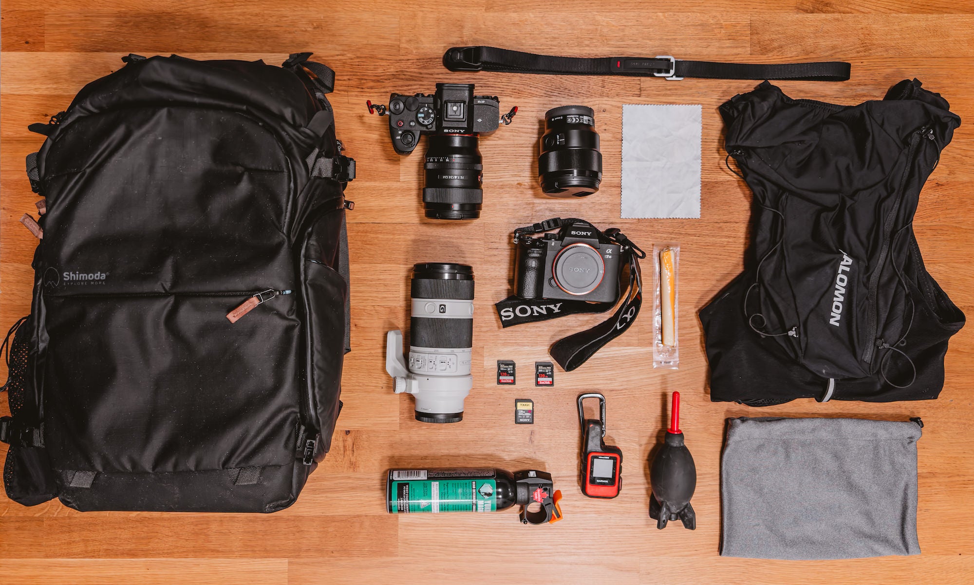Arletta Fussell's kit for outdoor adventure photography