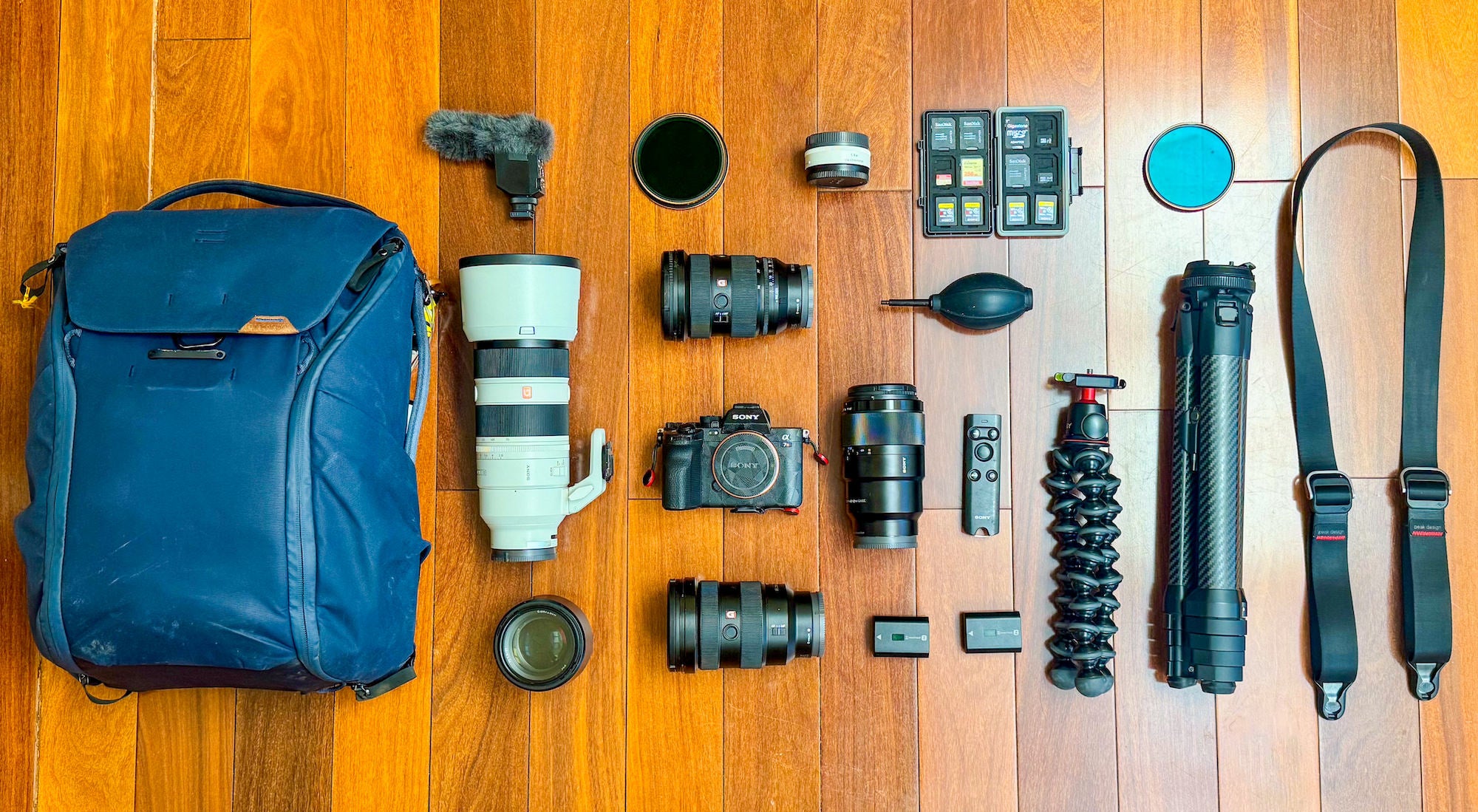 Aronne Chan's Alpha 7R V kit for photo and video
