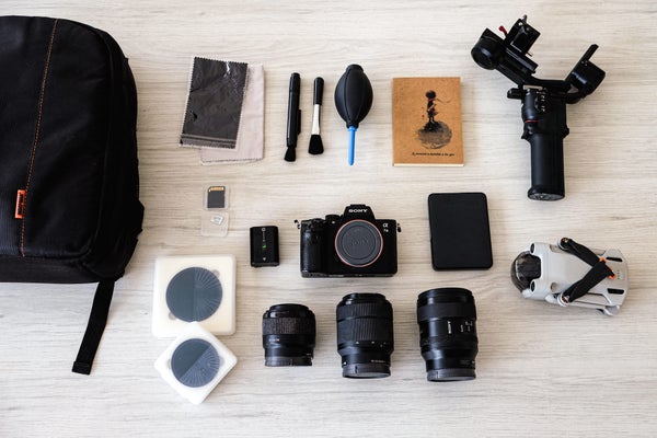 Beata Bogdanova's kit for travel content creation