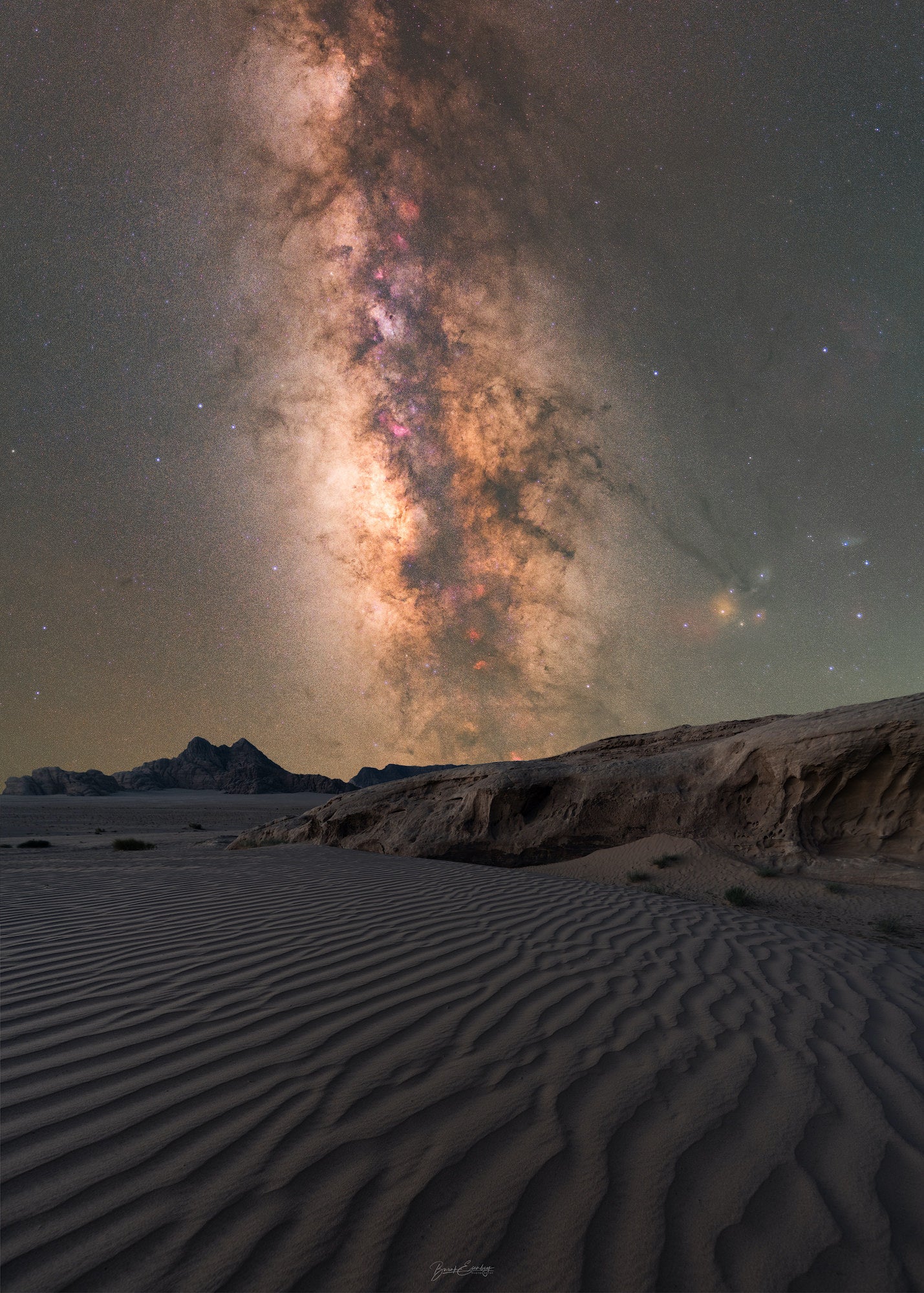 Photo by Burak Esenbey. Foreground: Sony Alpha 7 IV. Sony 16-35mm f/2.8 G Master. 1/4-sec., f/5.6, ISO 1250. Sky: Sony Alpha 7 III (astro-modified). Sony 24mm f/1.4 G Master. 179-sec., f/1.8, ISO 800