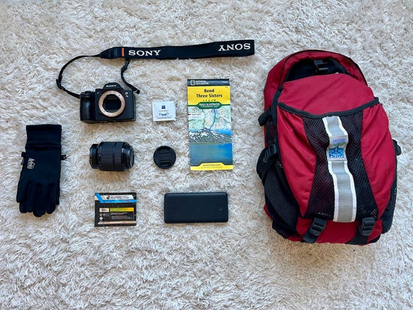 Carolyn Ferreira's kit for capturing the PNW