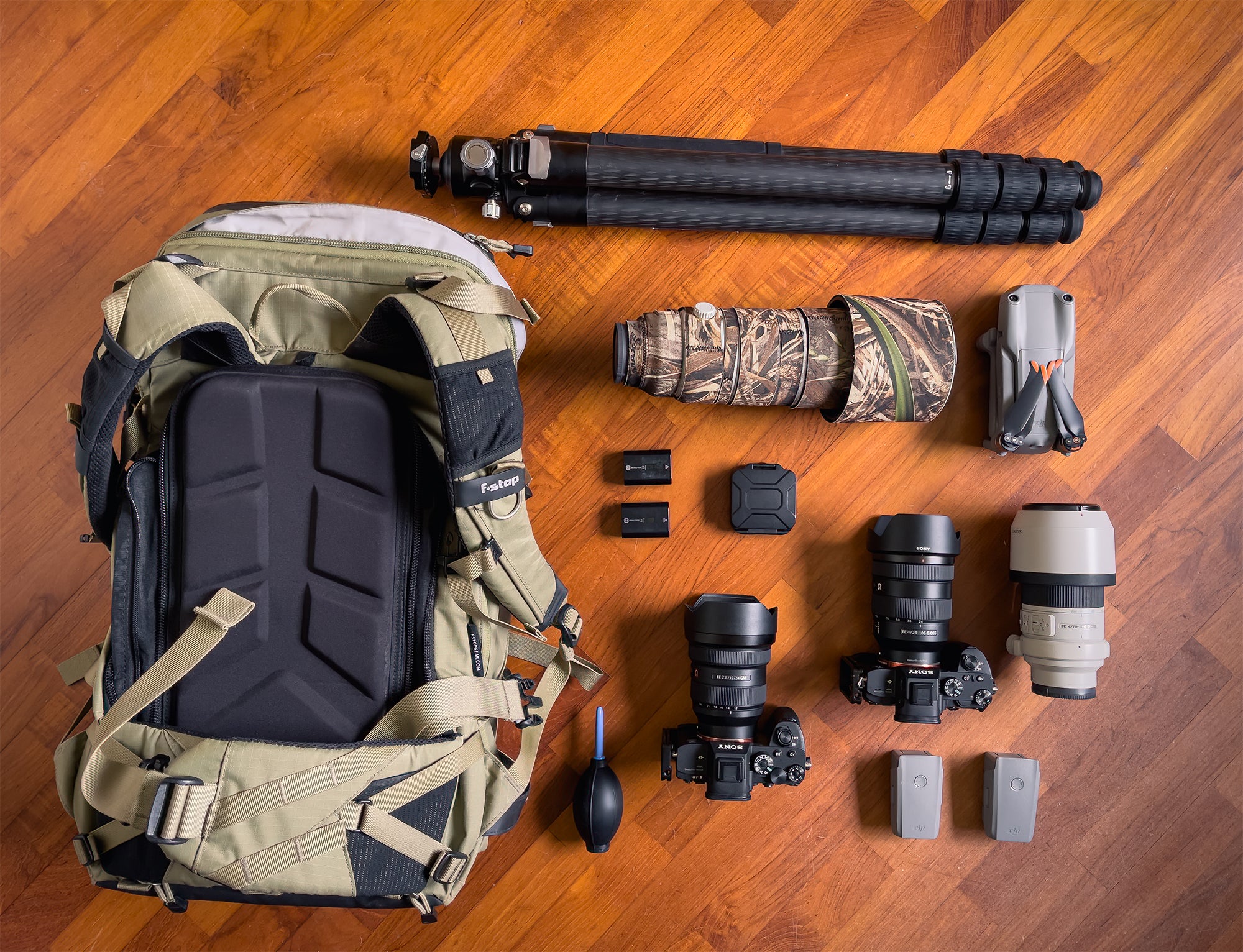 Claudio Bordin's gear for landscape and nature photography