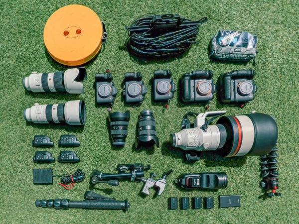 David Horn's sports photography kit