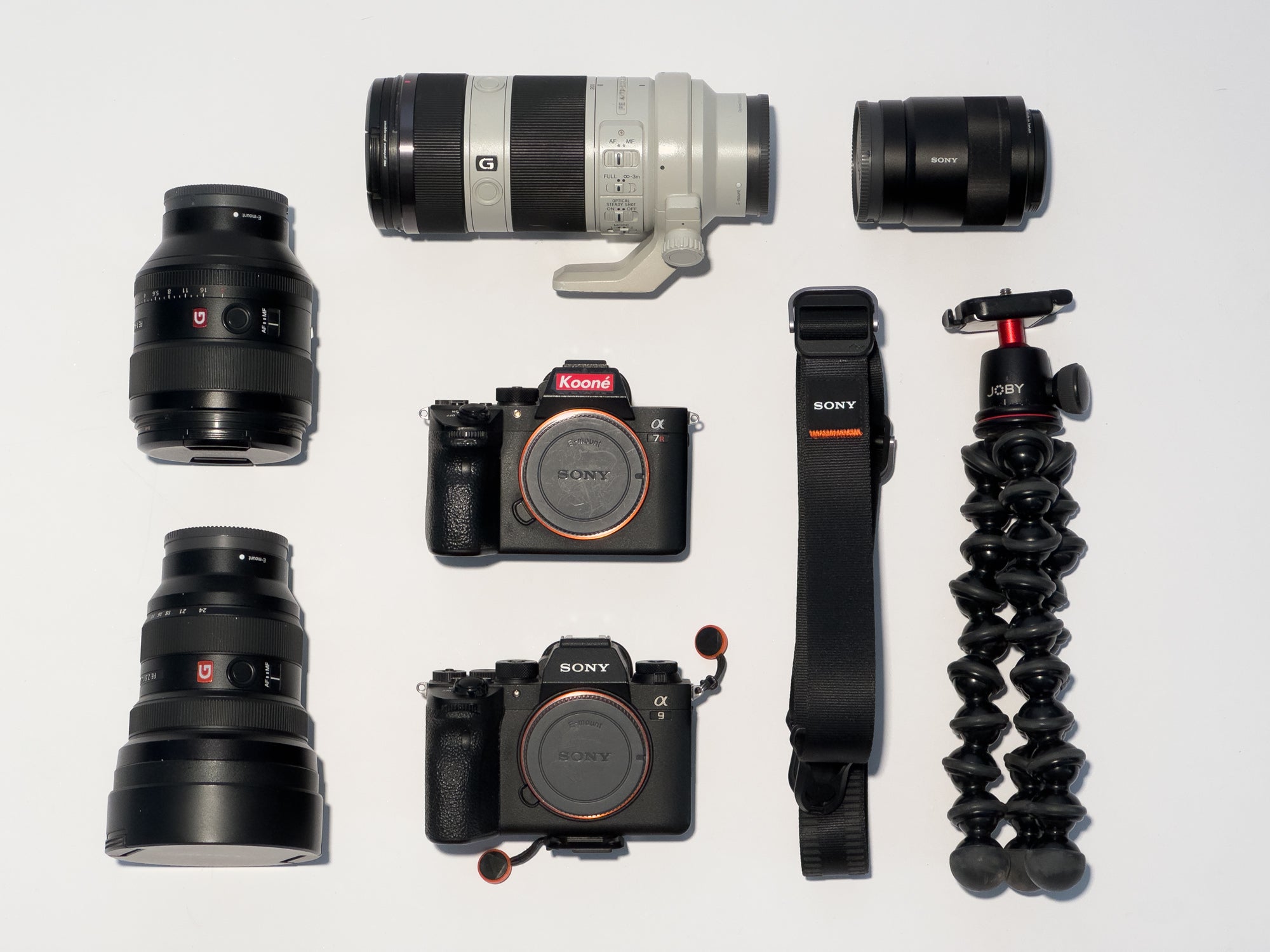 Denis Kuhnert's photography kit