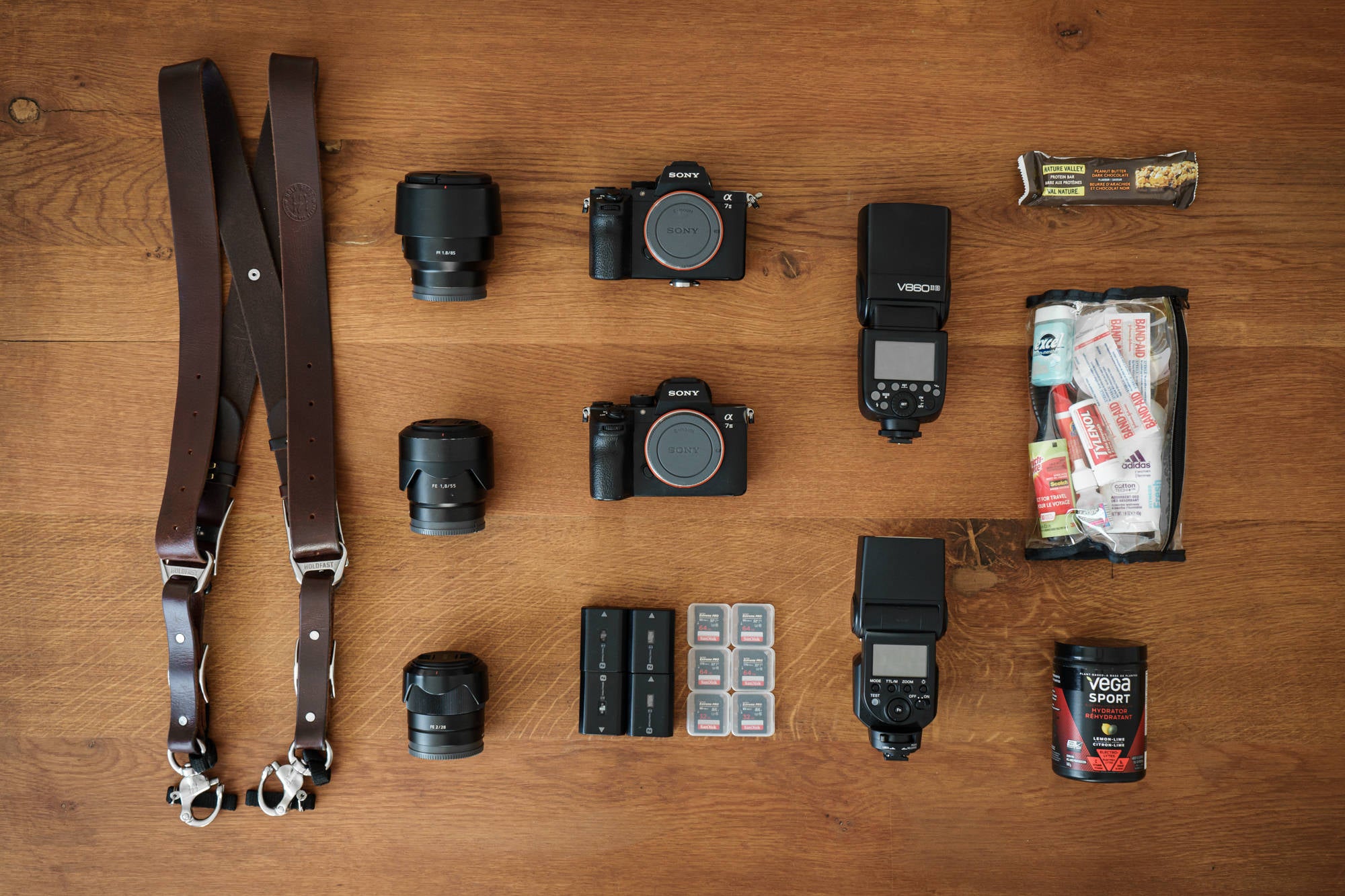 Emily Schutz's gear for wedding photography