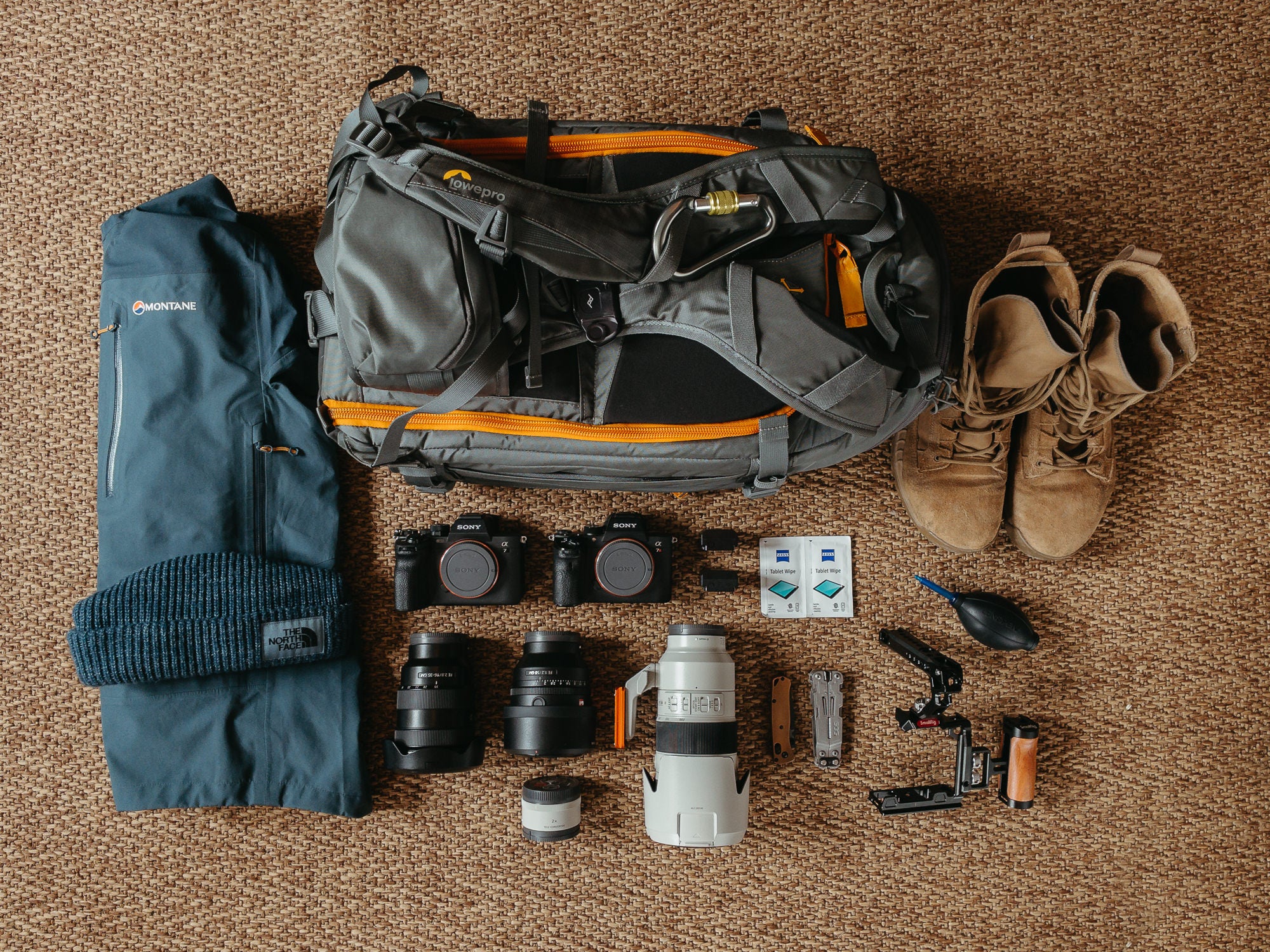 outdoor gear photography