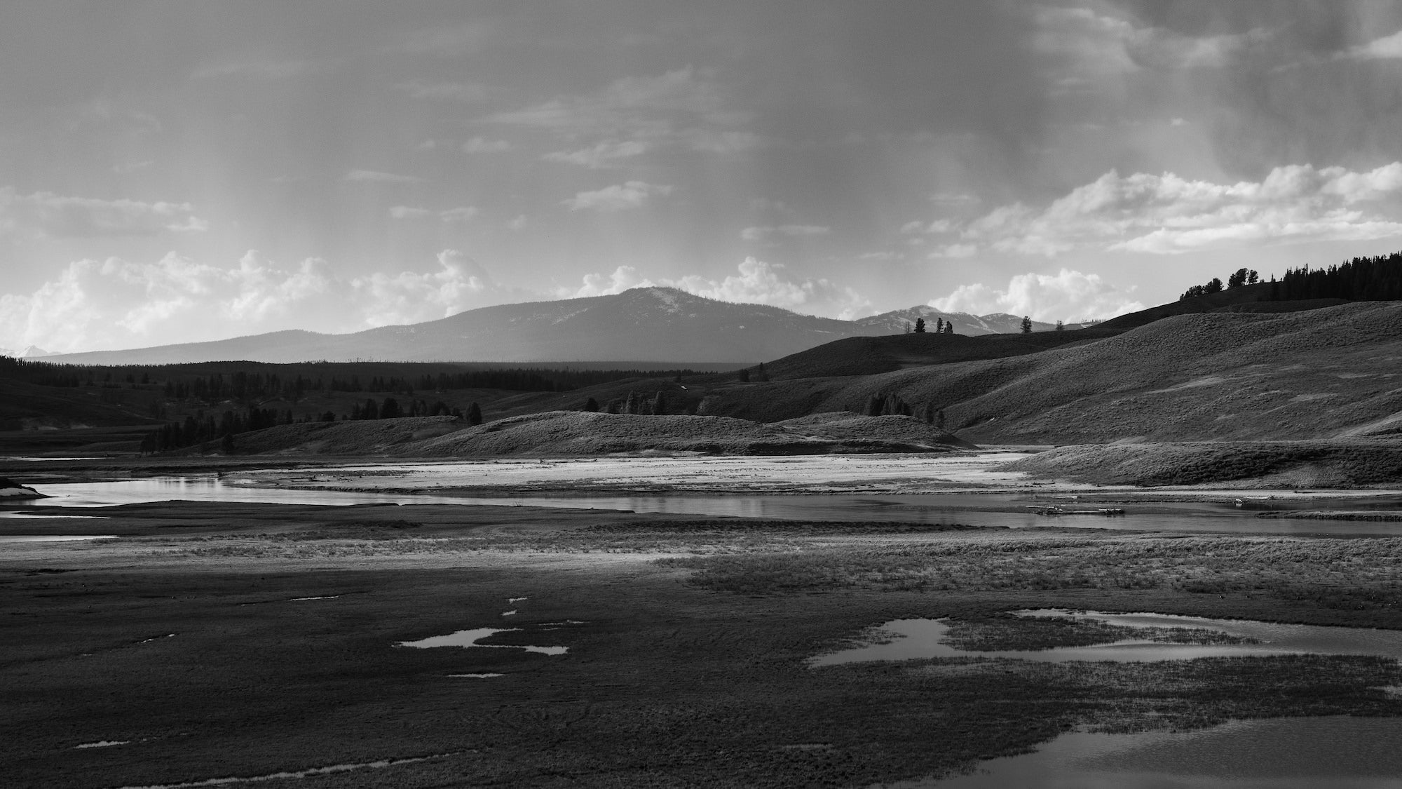 Black and white landscape Black and white landscape