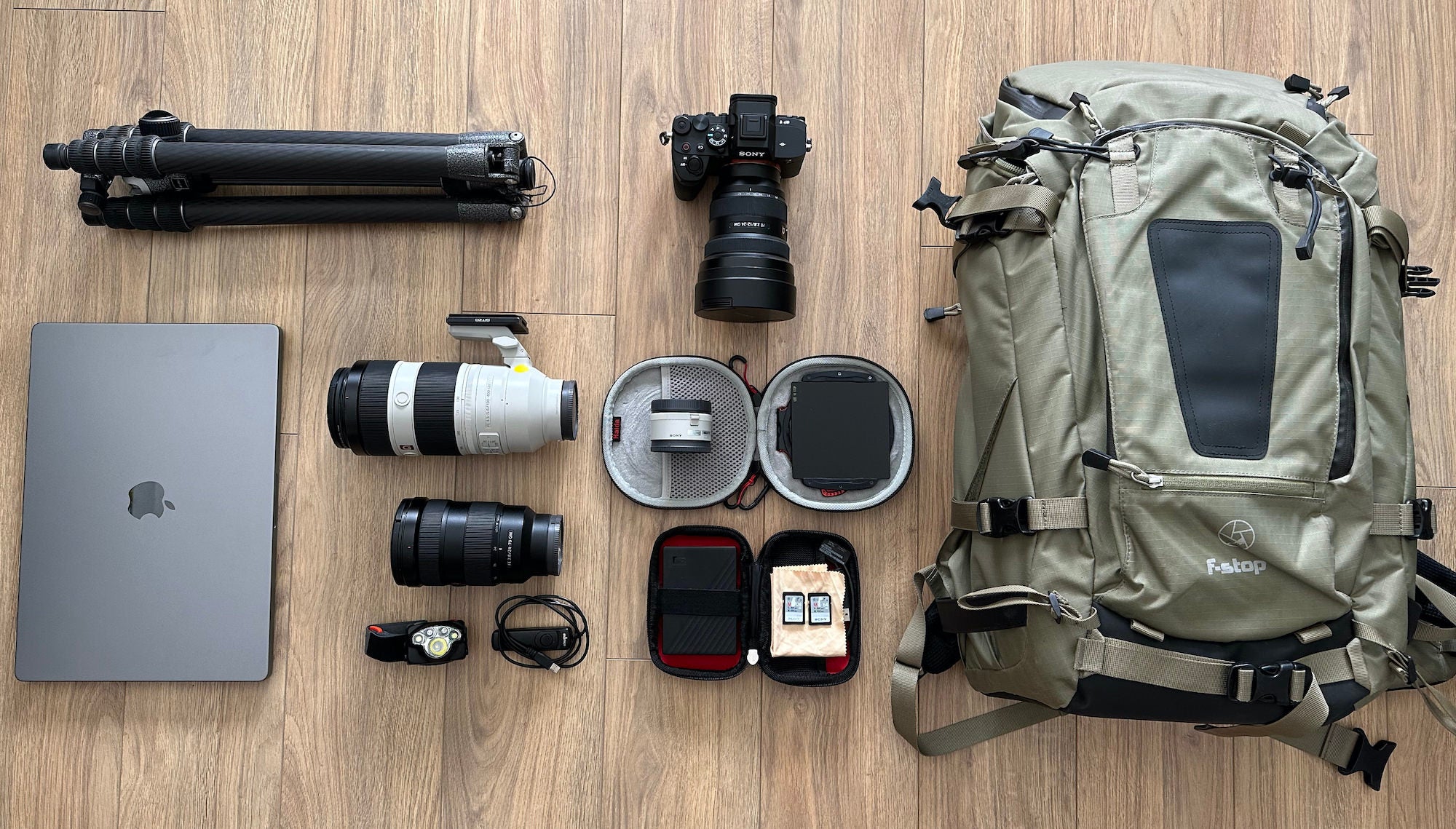  İlhan Eroğlu's kit for landscape photography