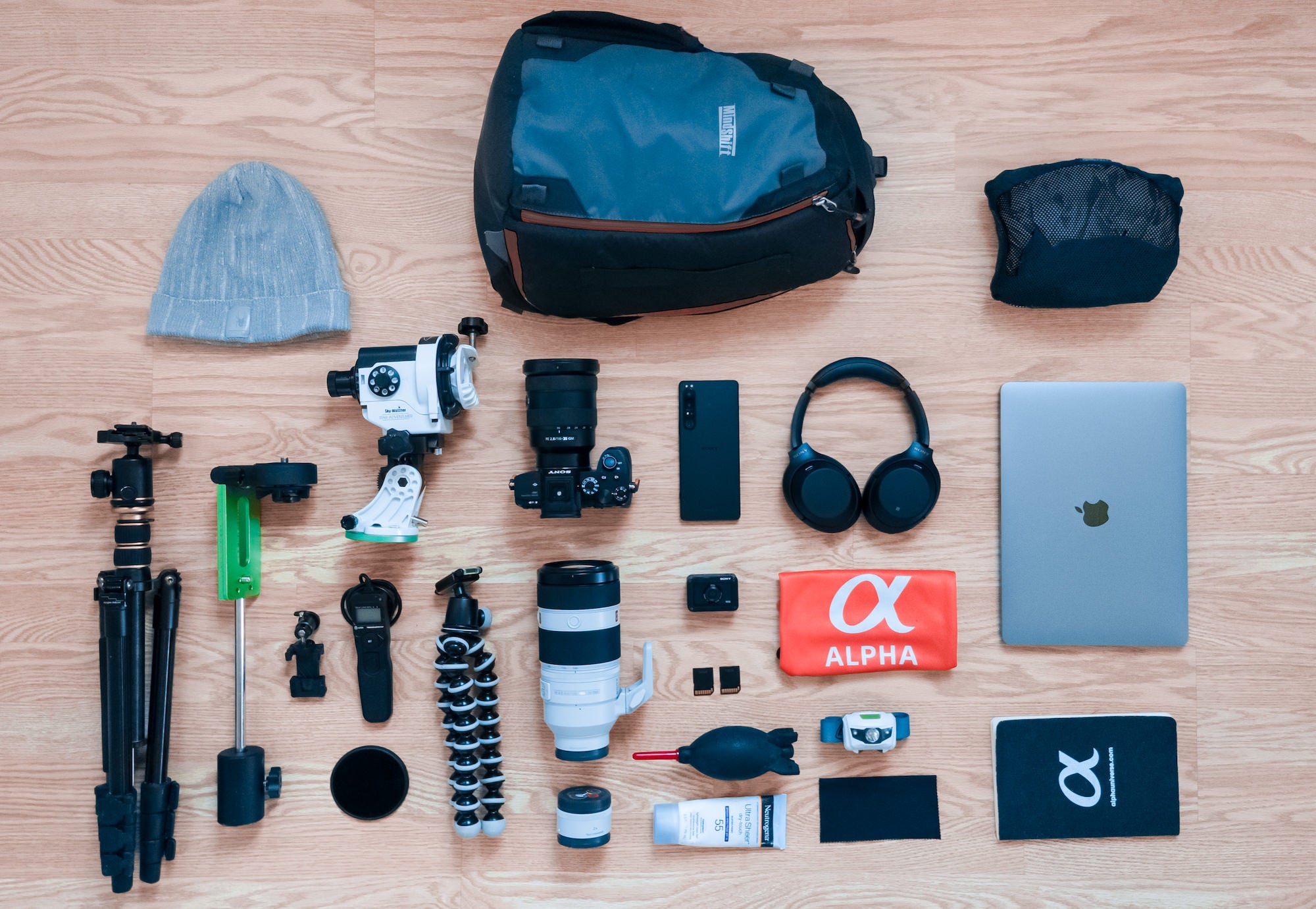 Jason Frankle's Sony kit for content creation