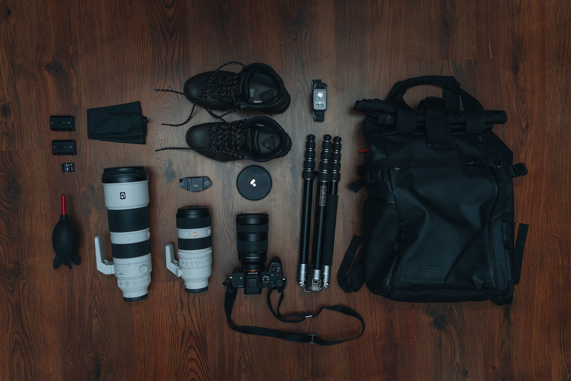 Jenna-Marie Mancini adventure photography kit