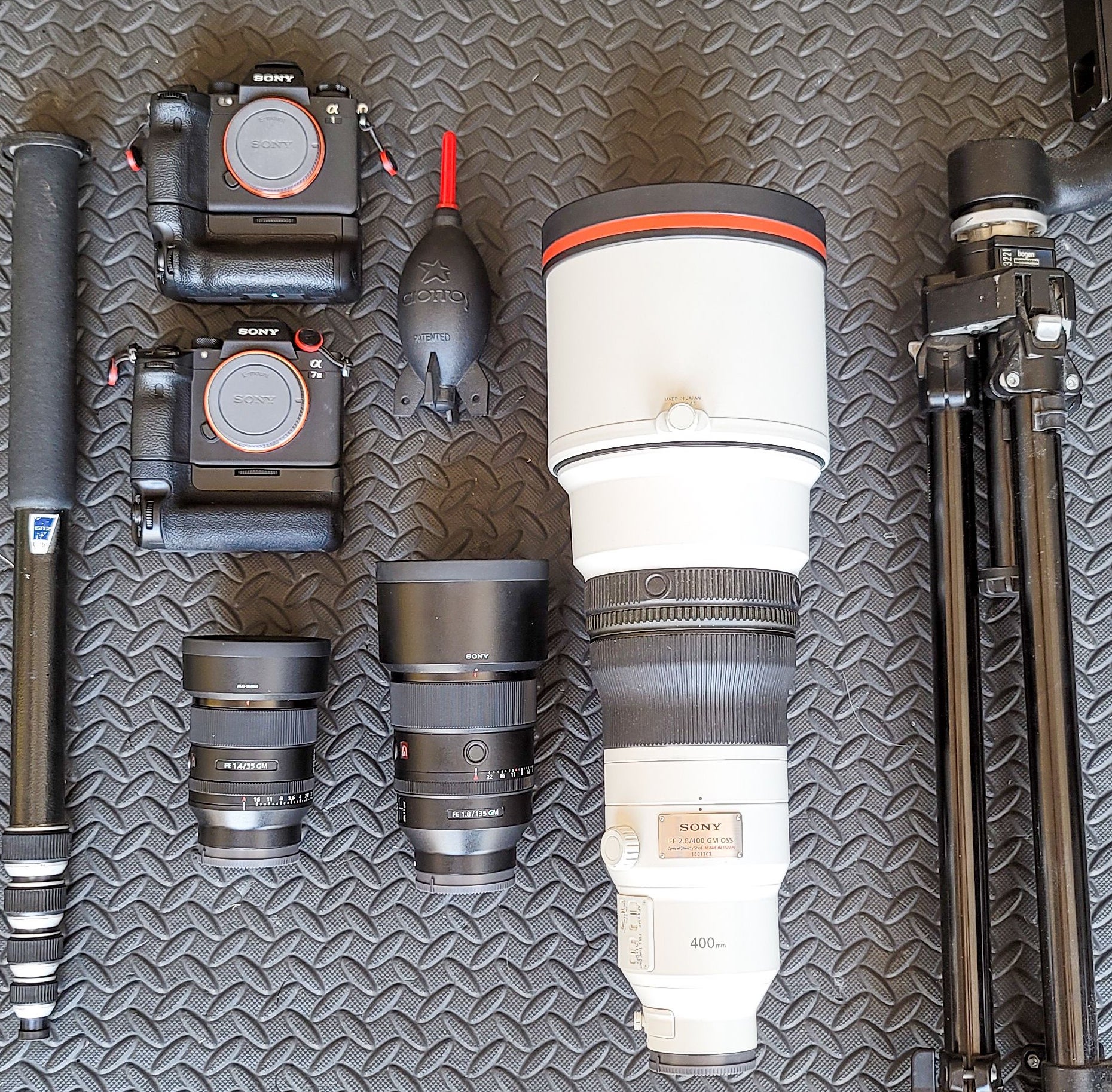 Kenneth Murphy's Sony cameras and lenses for sports photography