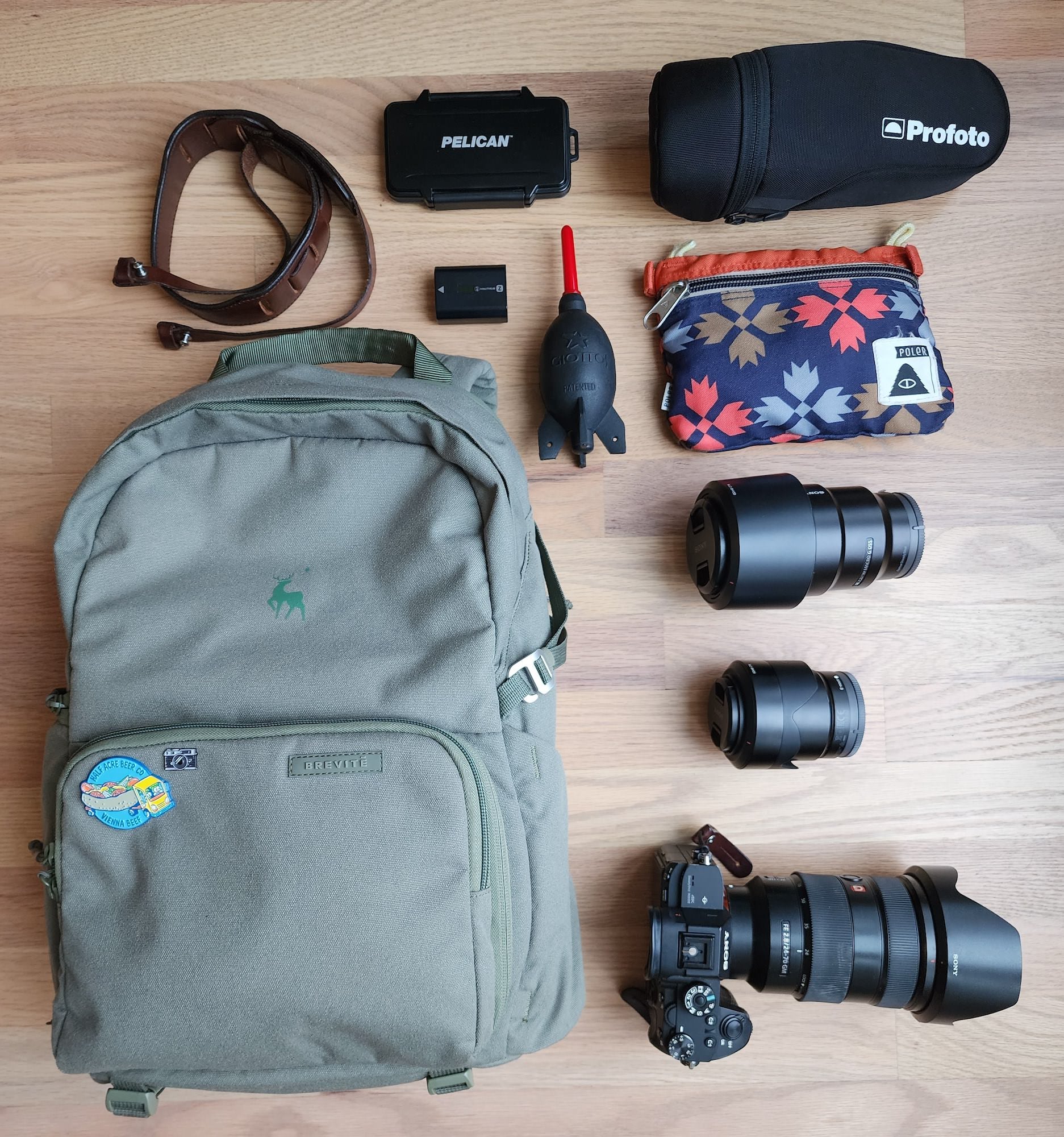 Kristen Mendiola's kit for food and travel photos and videos