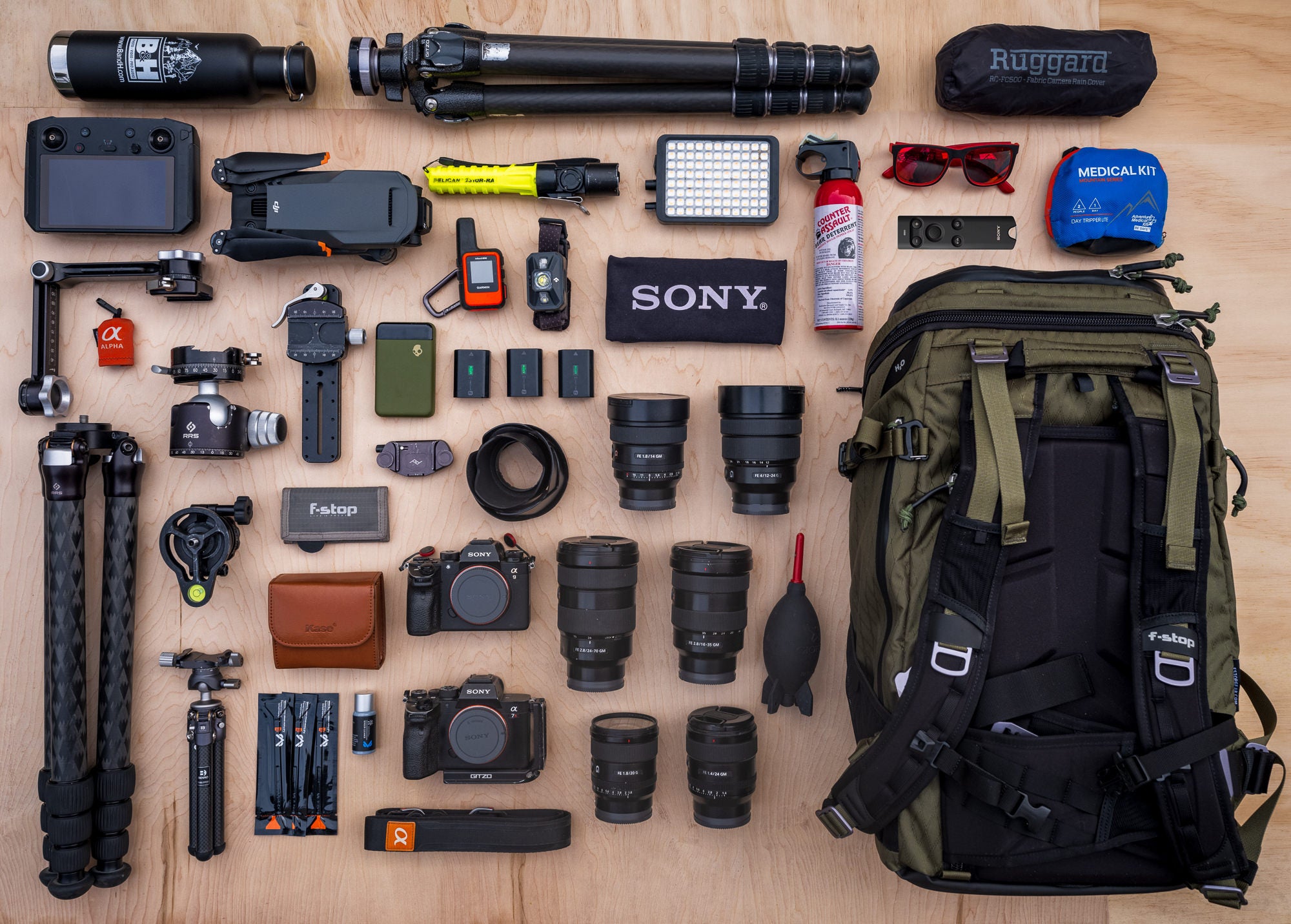 Lawrence Leyderman's overlanding photography gear