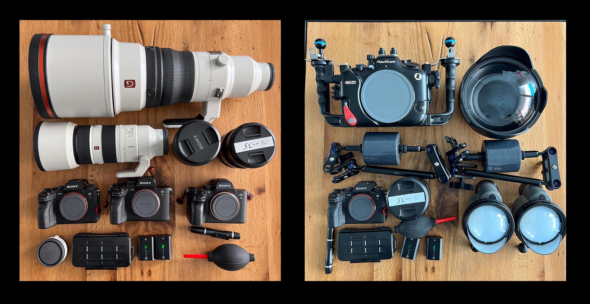 Lukas Walter's wildlife photography kit