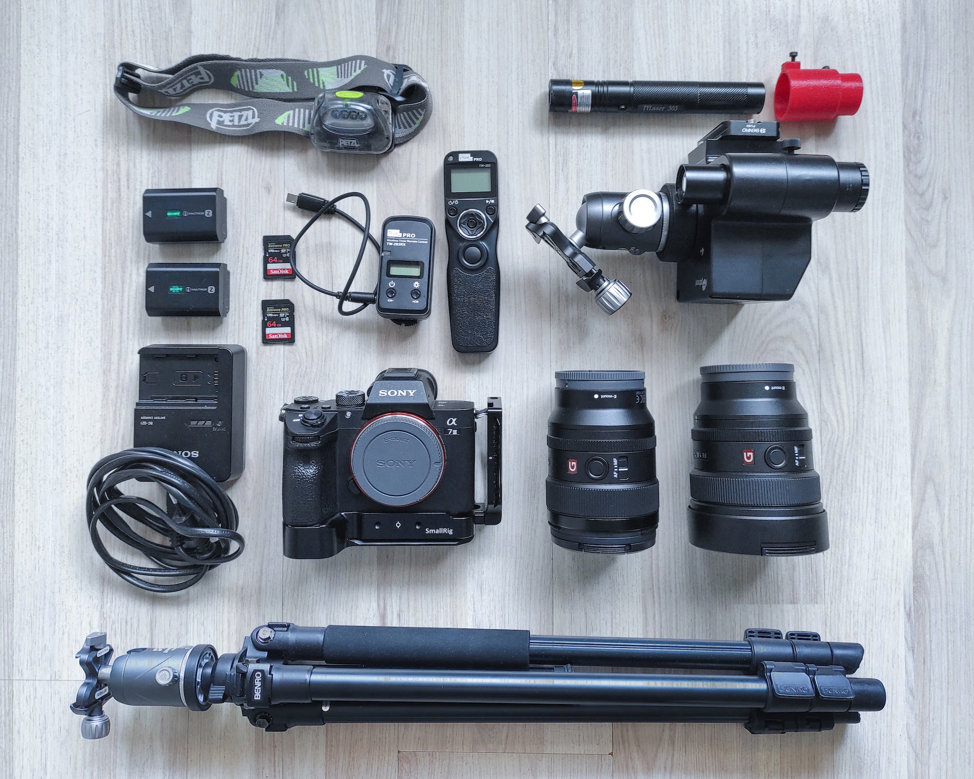 Mihail Minkov's kit for astrophotography