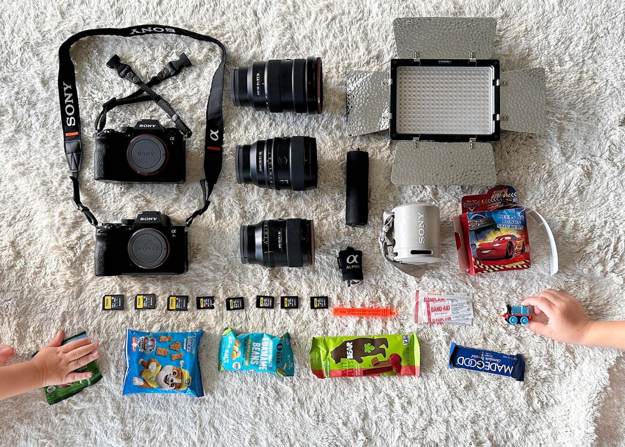 Nancy Borowick's kit for capturing family moments