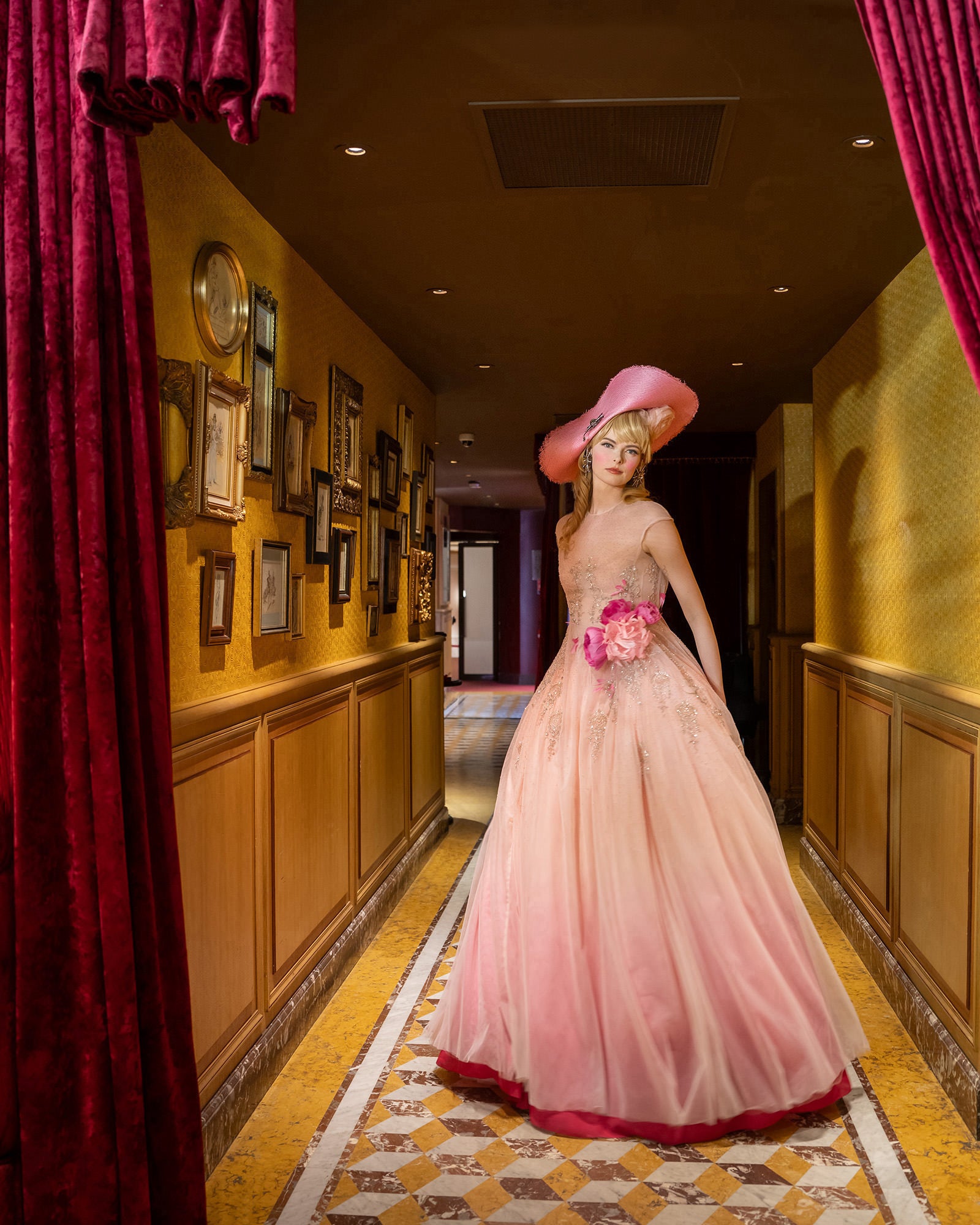 Backstage at the Julien Fournie couture fashion show, Paris. Photo by Nino Rakichevich. Sony Alpha 7R V. Sony 24-70mm f/2.8 G Master II. 1/50-sec., f/2.8, ISO 1000