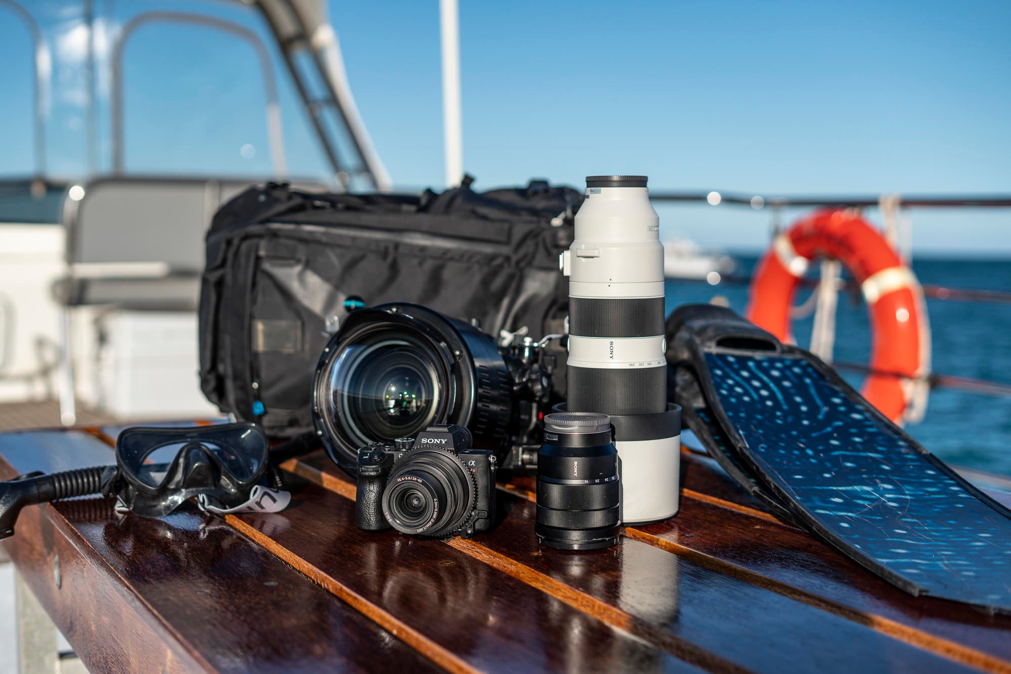 Ollie Clark's kit for ocean photography