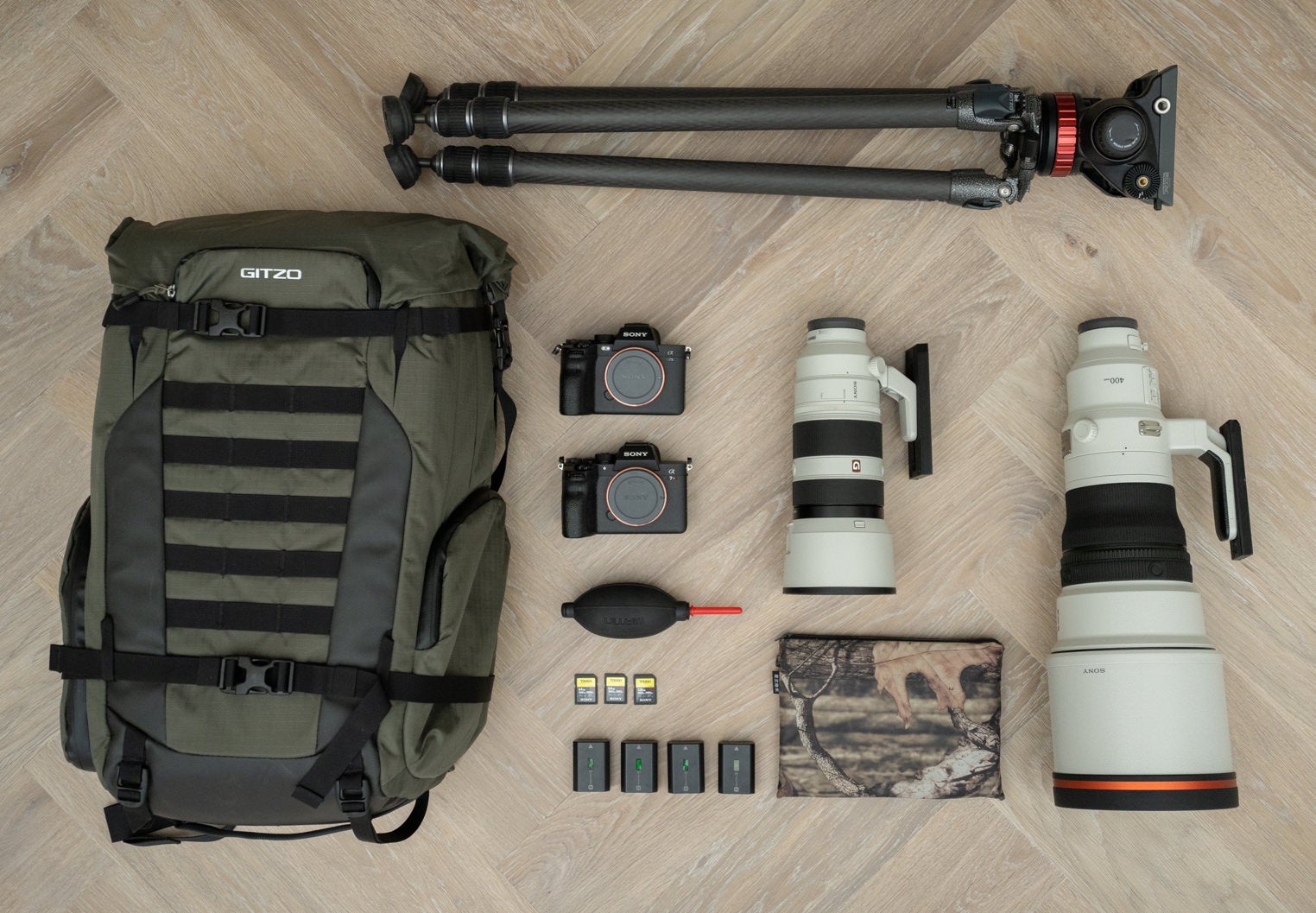 Pleun Bonekamp's gear for wildlife photography