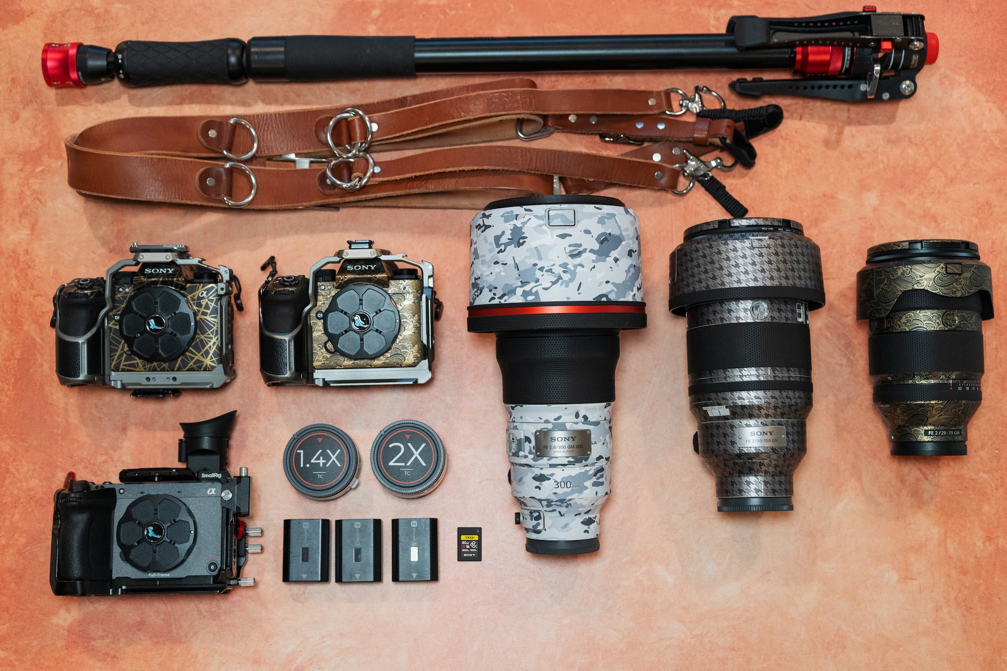 Reza Malayer's kit for soccer photography
