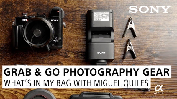 Miguel Quiles' Grab & Go Sony Photo Kit 