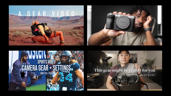 Sony creators on YouTube