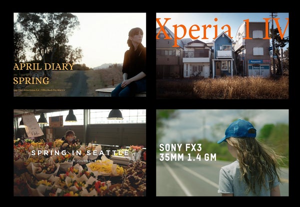 Think spring with these cinematic videos by Sony shooters on YouTube
