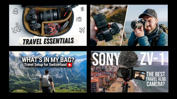 Sony photographers share their travel tips on YouTube