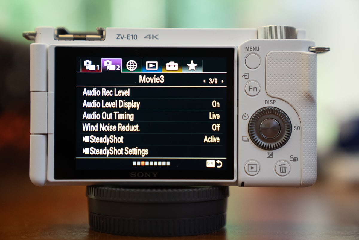 sony a6000 settings for streaming