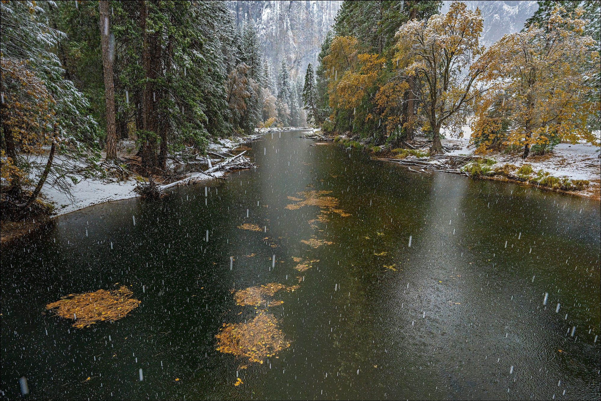 El Capitan Bridge - Photo by Gary Hart Snowfall in Yosemite with Sony 12-24mm f2.8 G Master Lens and A7R IV - Alpha Universe