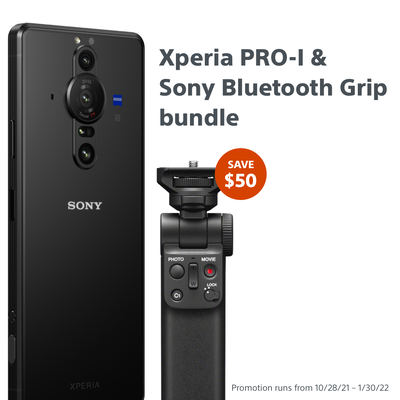 Xperia PRO-I with Sony Bluetooth Grip