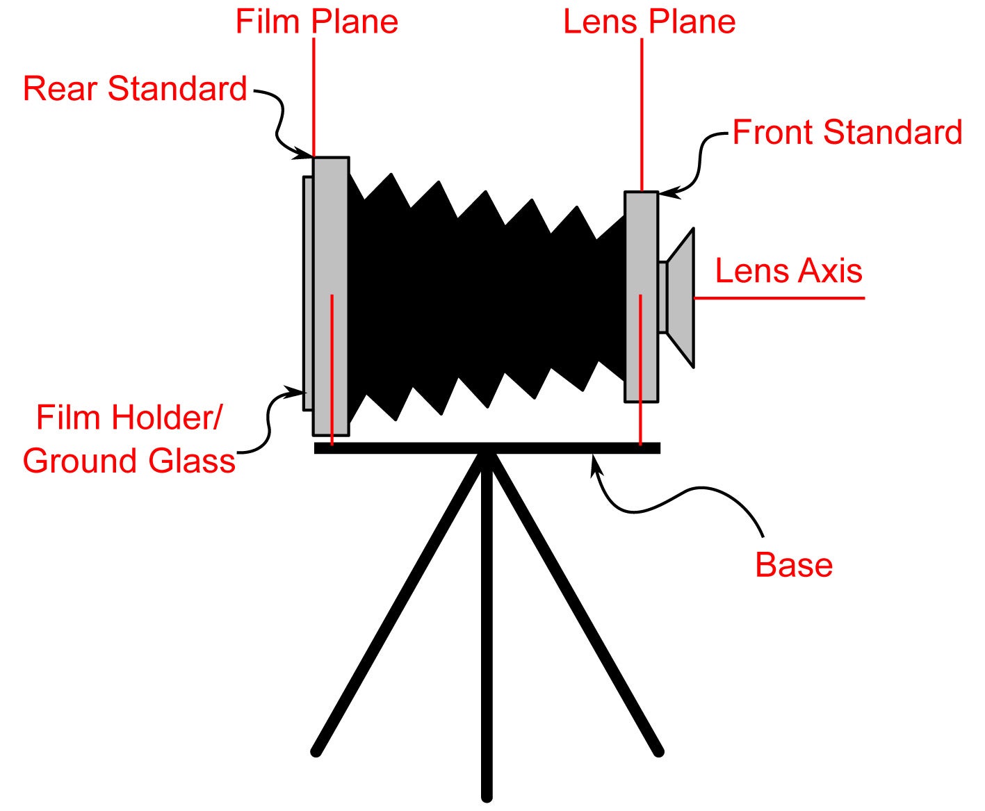 view camera movements