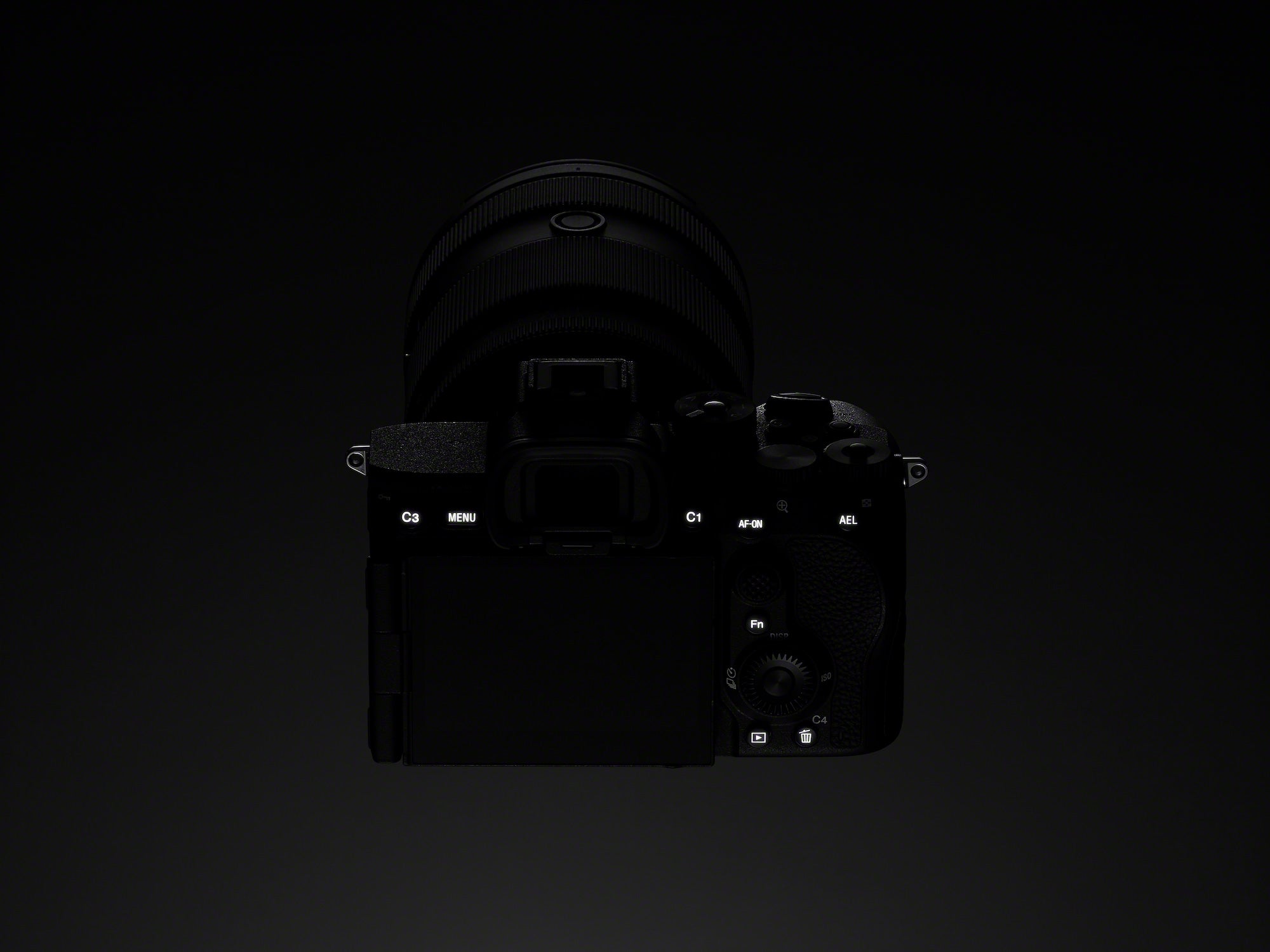 Sony Alpha 7R VI mirrorless camera, side profile view