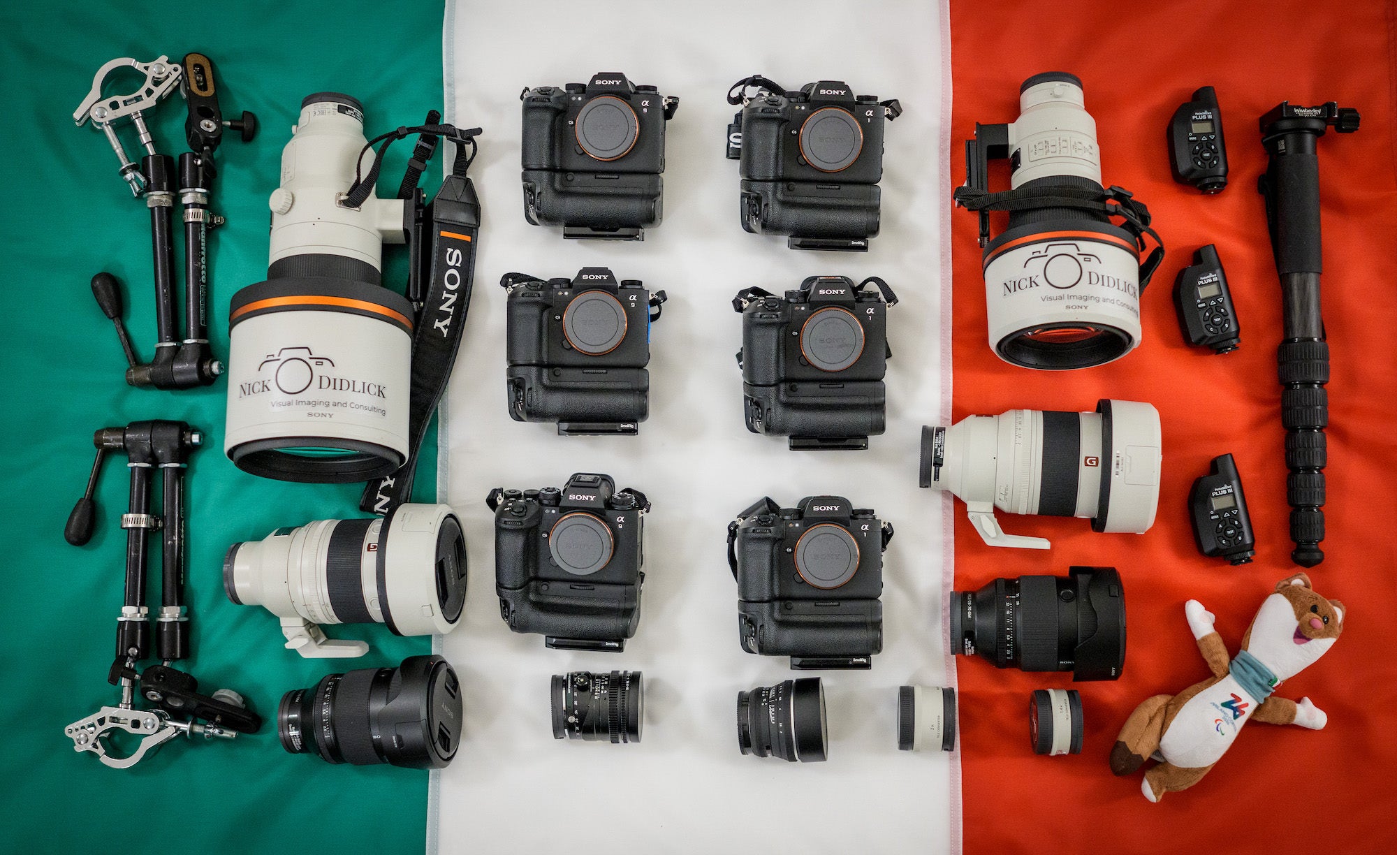 Photographer Nick Didlick's gear for the games in Milan