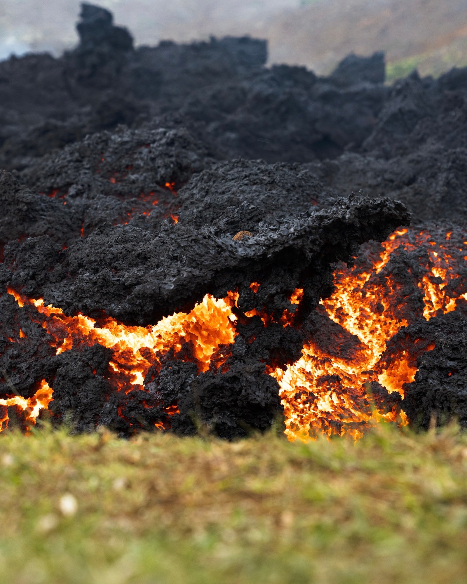 Lava from the July 2025 volcanic eruption in Iceland's Reykjanes peninsula.